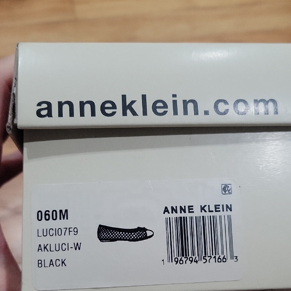 Anne Klein Black Flats